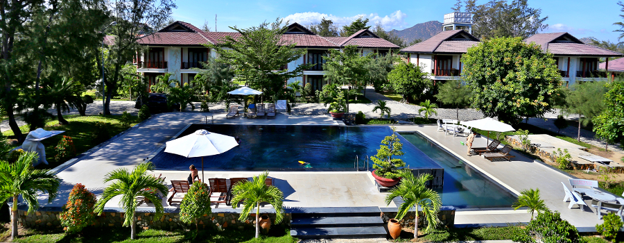 ho boi Aniise villa resort Ninh Thuan